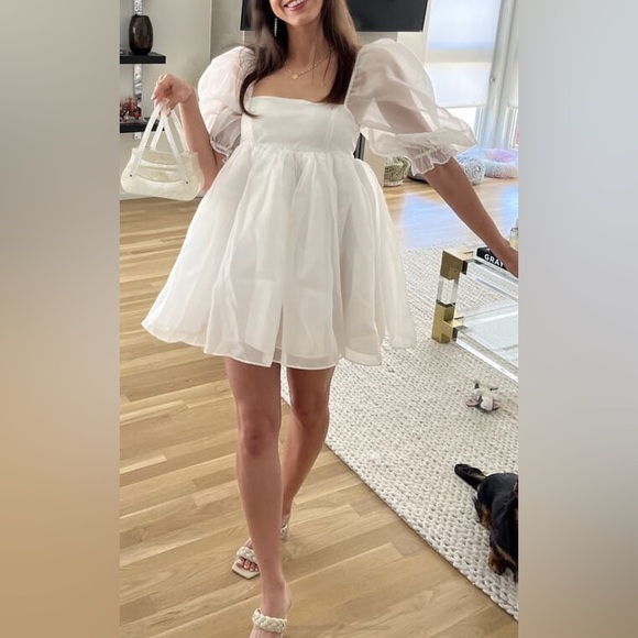 Selkie The Ivory Puff Dress XS - Picture 3 of 6